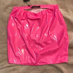 Nasty Gal Hot Pink Skirt